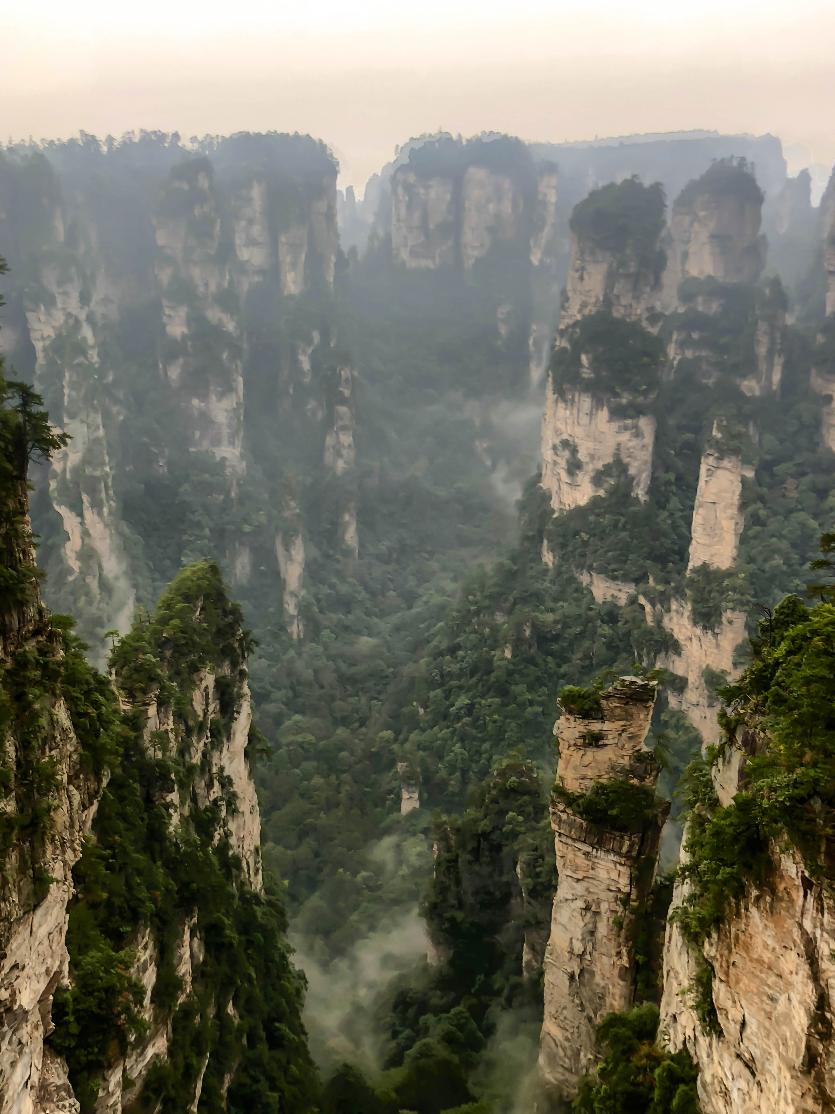 Природное чудо света - самый посещаемый в мире национальный парк (Чжанцзяцзе, "горы Аватар")